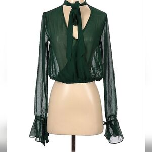 House of Harlow 1960 Forest Green Top